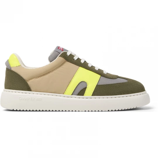 Foto del prodotto CAMPER Runner K21 Sorona® - Sneaker per Donna - Giallo, Grigio, Verde, Tessuto in cotone