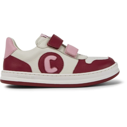 Foto del prodotto CAMPER Runner - Sneaker per Bimbe - Bianco, Rosa, Pelle liscia różowy