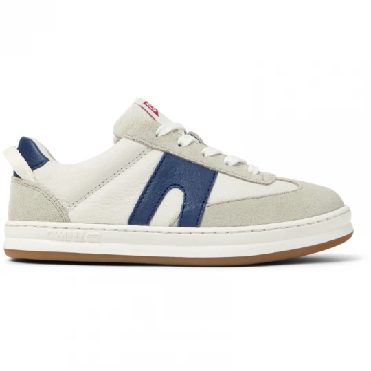 Foto del prodotto CAMPER Runner - Sneaker per Bimbe - Blu, Bianco, Beige, Pelle liscia