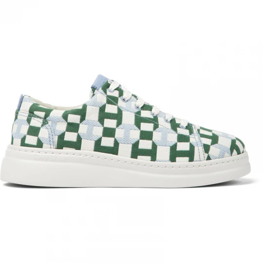 Foto del prodotto CAMPER Runner Up - Sneaker per Donna - Bianco, Verde, Blu, Tessuto in cotone