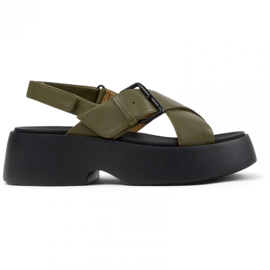 Foto del prodotto CAMPER Tasha - Scarpe formali per Donna - Verde, Pelle liscia