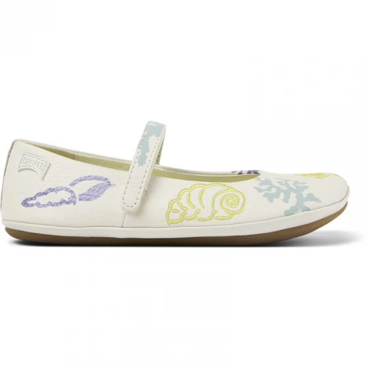 Foto del prodotto CAMPER Twins - Ballerine per Bimbe - Bianco, Pelle liscia