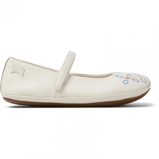 Foto del prodotto CAMPER Twins - Ballerine per Bimbe - Bianco, Pelle liscia