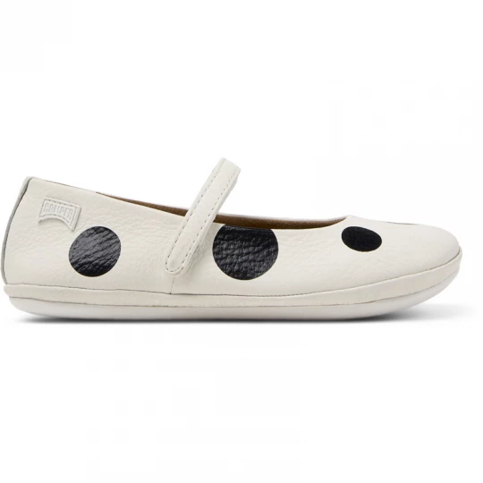 Foto del prodotto CAMPER Twins - Ballerine per Bimbe - Nero, Bianco, Pelle liscia