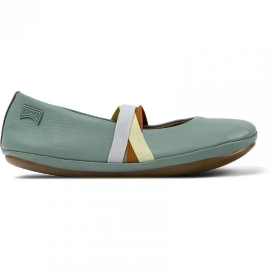 Foto del prodotto CAMPER Twins - Ballerine per Bimbe - Verde, Pelle liscia
