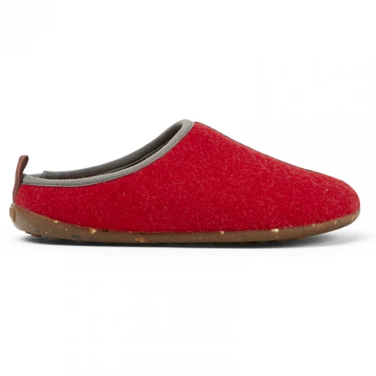 Foto del prodotto CAMPER Twins - Pantofole per Bimbe - Borgogna, Rosso, Grigio, Tessuto in cotone