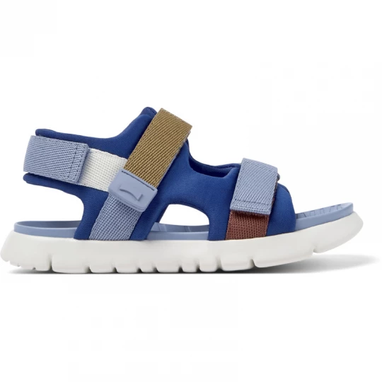 Foto del prodotto CAMPER Twins - Sandali per Bimbe - Beige, Blu, Rosso, Tessuto in cotone