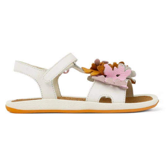 Foto del prodotto CAMPER Twins - Sandali per Bimbe - Bianco, Rosa, Arancione, Pelle liscia