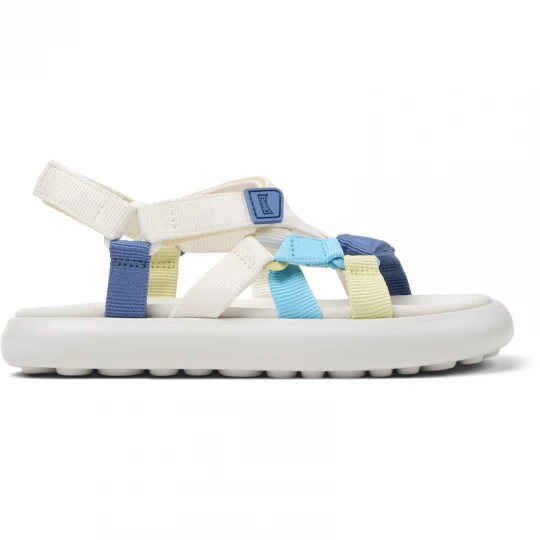 Foto del prodotto CAMPER Twins - Sandali per Donna - Giallo, Blu, Bianco, Tessuto in cotone
