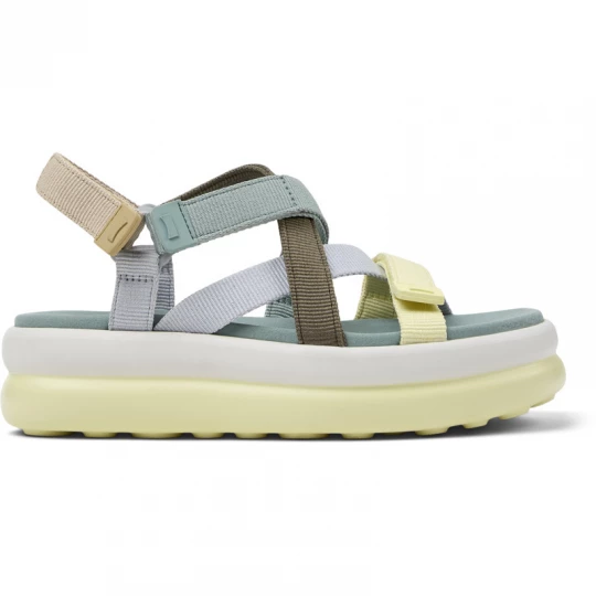 Foto del prodotto CAMPER Twins - Sandali per Donna - Grigio, Blu, Beige, Tessuto in cotone