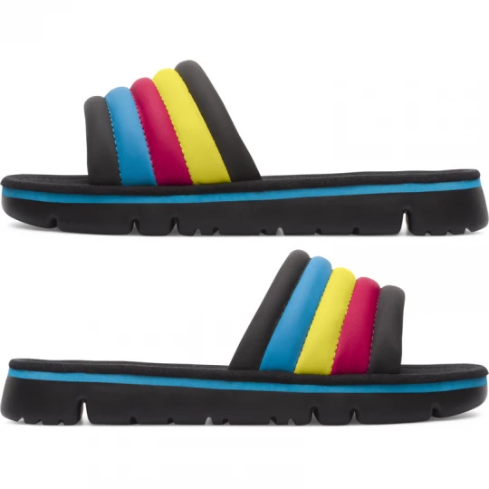 Foto del prodotto CAMPER Twins - Sandali per Donna - Nero, Blu, Giallo, Pelle liscia czarny