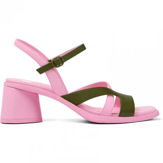 Foto del prodotto CAMPER Twins - Sandali per Donna - Rosa, Verde, Pelle liscia