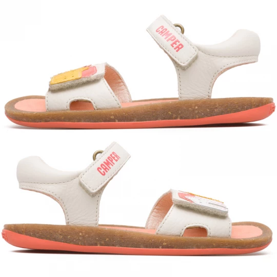 Foto del prodotto CAMPER Twins - Sandali per - Giallo, Beige, Bianco, Pelle liscia