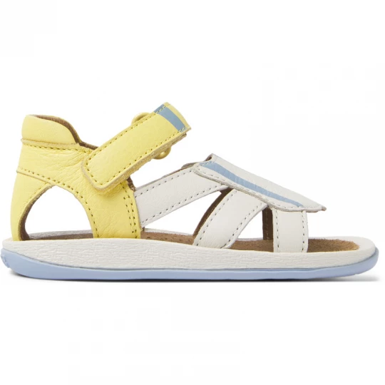 Foto del prodotto CAMPER Twins - Sandali per PRIMI PASSI - Blu, Giallo, Bianco, Pelle liscia