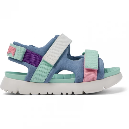 Foto del prodotto CAMPER Twins - Sandali per PRIMI PASSI - Blu, Rosa, Viola, Tessuto in cotone