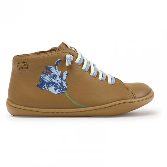 Foto del prodotto CAMPER Twins - Scarpe casual eleganti per Bimbe - Marrone, Pelle liscia