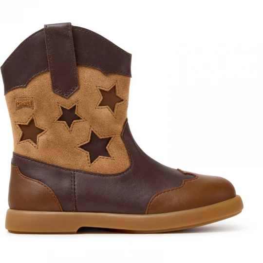 Foto del prodotto CAMPER Twins - Scarpe casual eleganti per Bimbe - Marrone, Pelle liscia