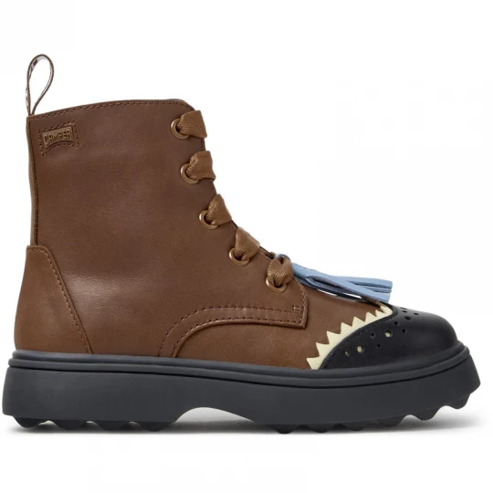 Foto del prodotto CAMPER Twins - Scarpe casual eleganti per Bimbe - Marrone, Pelle liscia