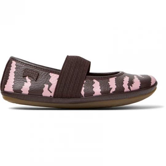 Foto del prodotto CAMPER Twins - Scarpe casual eleganti per Bimbe - Rosa, Borgogna, Pelle liscia bordowy