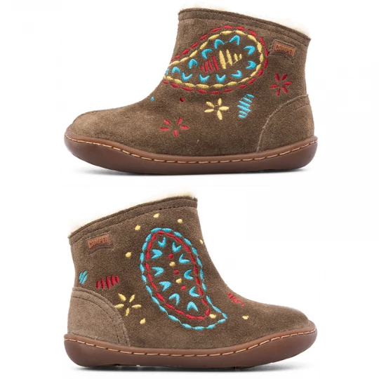 Foto del prodotto CAMPER Twins - Scarpe casual eleganti per - Marrone, Pelle scamosciata