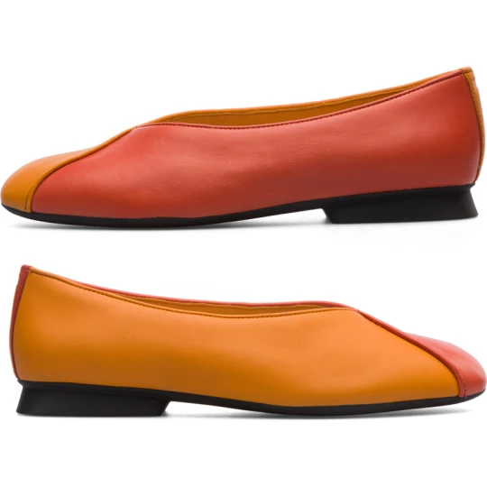 Foto del prodotto CAMPER Twins - Scarpe formali per Donna - Arancione, Rosso, Pelle liscia