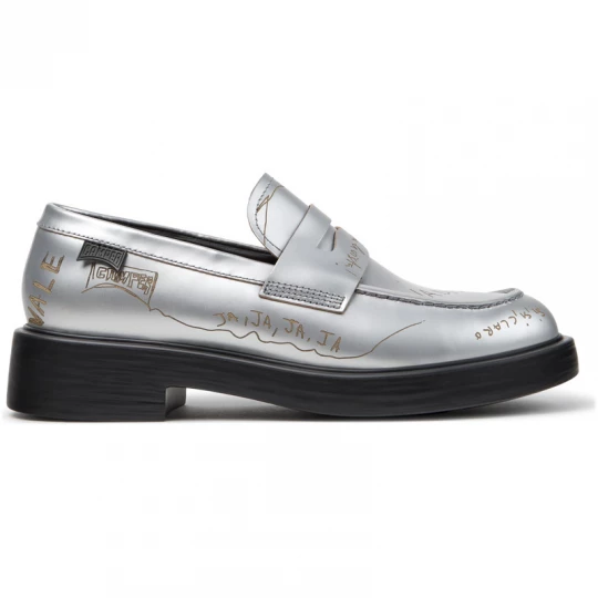 Foto del prodotto CAMPER Twins - Scarpe formali per Donna - Grigio, Pelle liscia