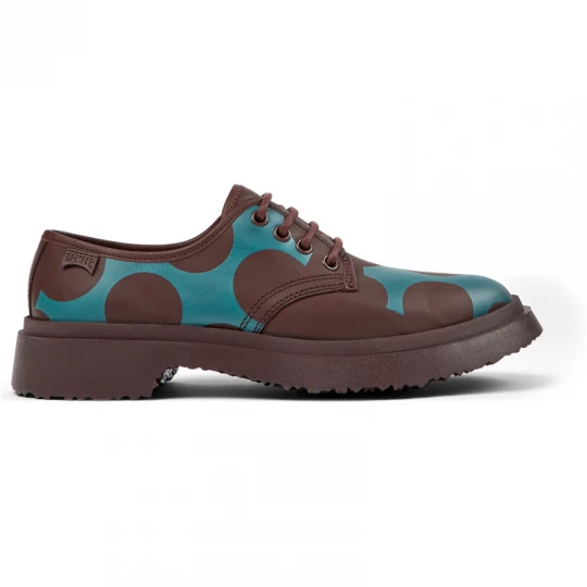 Foto del prodotto CAMPER Twins - Scarpe formali per Donna - Nero, Borgogna, Pelle liscia bordowy