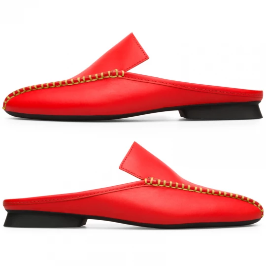 Foto del prodotto CAMPER Twins - Scarpe formali per Donna - Rosso, Pelle liscia