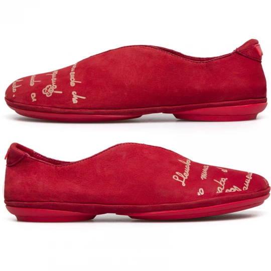 Foto del prodotto CAMPER Twins - Scarpe formali per Donna - Rosso, Pelle scamosciata