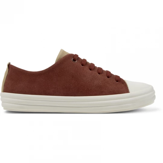 Foto del prodotto CAMPER Twins - Sneaker per Donna - Beige, Rosso, Pelle scamosciata