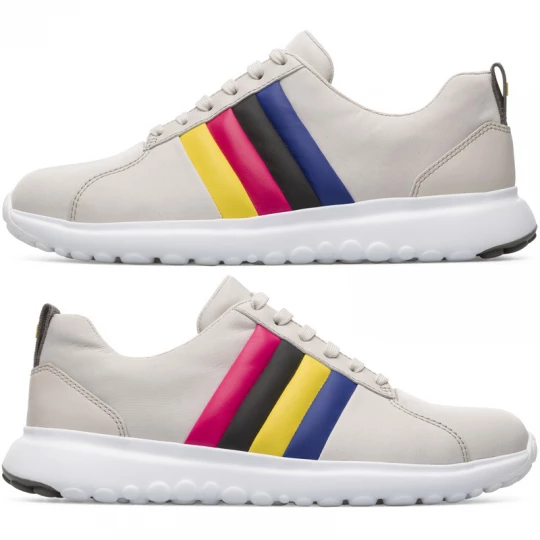 Foto del prodotto CAMPER Twins - Sneaker per Donna - Beige, Tessuto in cotone / Pelle liscia