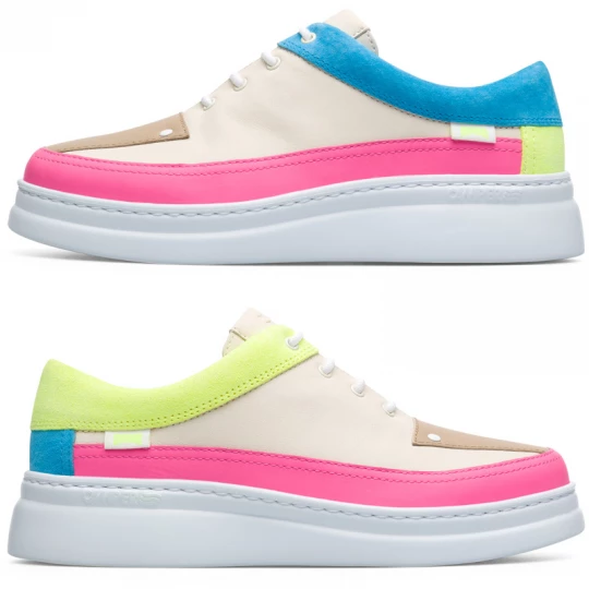 Foto del prodotto CAMPER Twins - Sneaker per Donna - Rosa, Giallo, Beige, Pelle liscia
