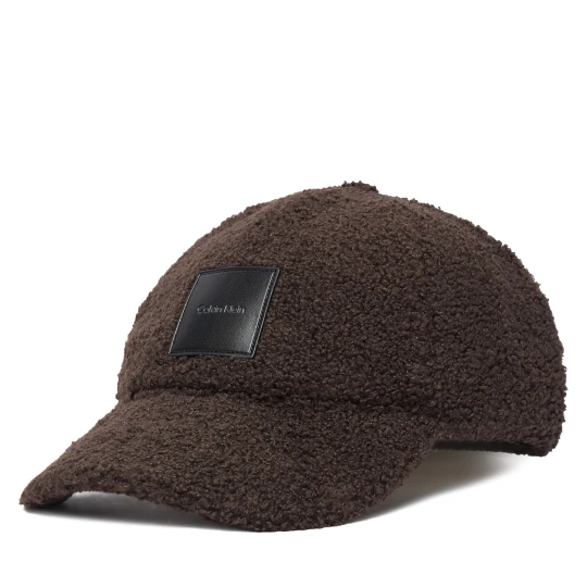 Foto del prodotto Cappellino Calvin Klein All-Over Sherpa W / Patch Cap LV04F5096G Marrone scuro