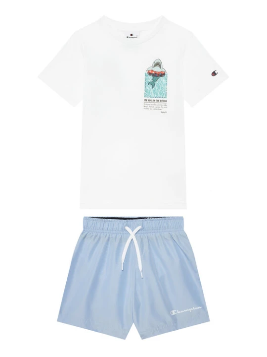 Foto del prodotto Champion Completo T-shirt e pantaloncini 307063 Blu Regular Fit