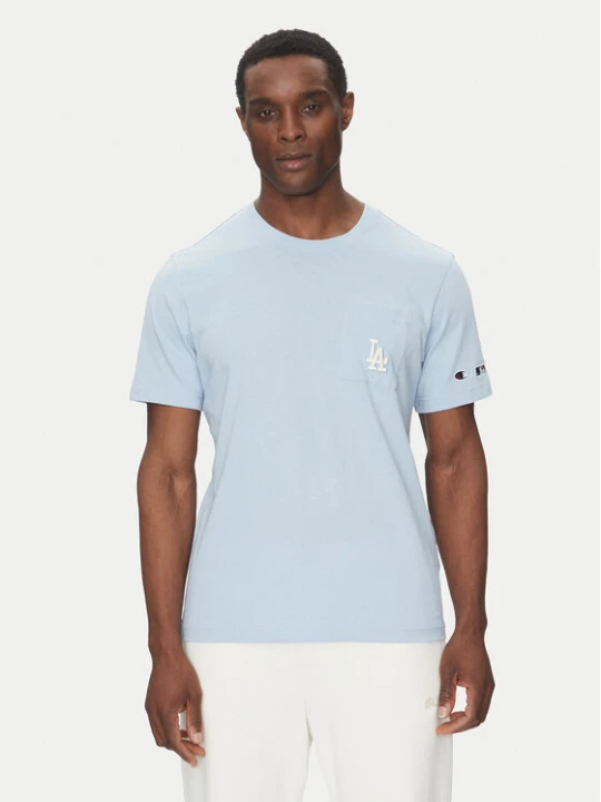 Foto del prodotto Champion T-shirt 221038 Celeste Regular Fit