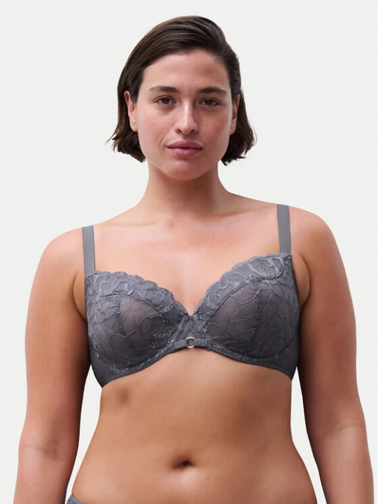 Foto del prodotto Chantelle Reggiseno con ferretto Fleurs C12M10 Grigio