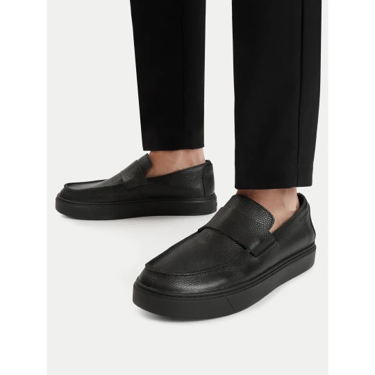 Foto del prodotto Chunky loafers Calvin Klein Hybrid Clean Loafer Band Tum Lth HM0HM02184 Nero