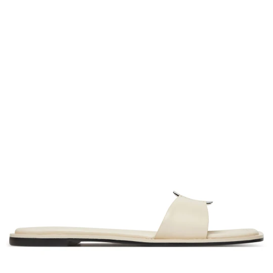 Foto del prodotto Ciabatte Calvin Klein Flat Slide W / Ck Hw Big - Lth HW0HW02482 Écru Crema