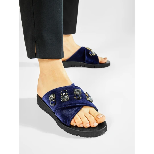 Foto del prodotto Ciabatte Gino Rossi Saylee DL046N-TWO-TK00-5700-P Blu scuro