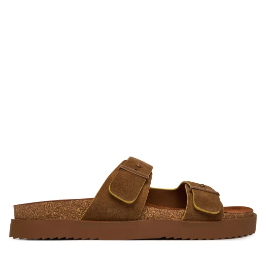 Foto del prodotto Ciabatte Tommy Hilfiger Cork Adjustable Suede Sandal FM0FM05869 Marrone