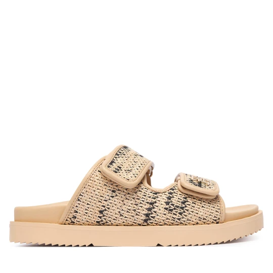 Foto del prodotto Ciabatte Tommy Hilfiger Double Strap Raffia FW0FW09122 Beige