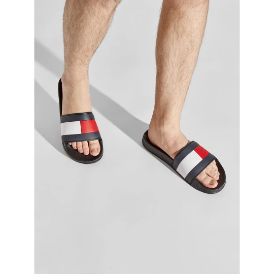 Foto del prodotto Ciabatte Tommy Hilfiger Rubber Th Flag Pool Slide FM0FM04263 Nero