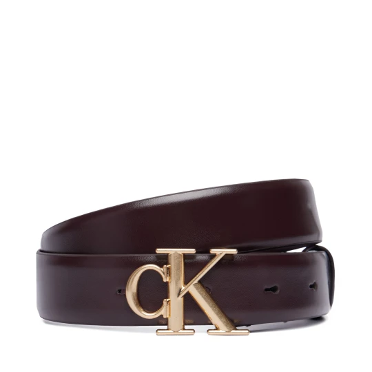 Foto del prodotto Cintura Calvin Klein Round Ck Buckle 30Mm Belt Smooth LV04F7074G Bordeaux
