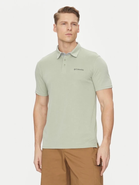 Foto del prodotto Columbia Polo Nelson Point 1772721 Verde Regular Fit
