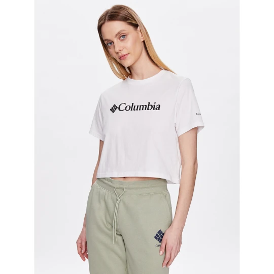 Foto del prodotto Columbia T-shirt North Casades 1930051 Bianco Cropped Fit