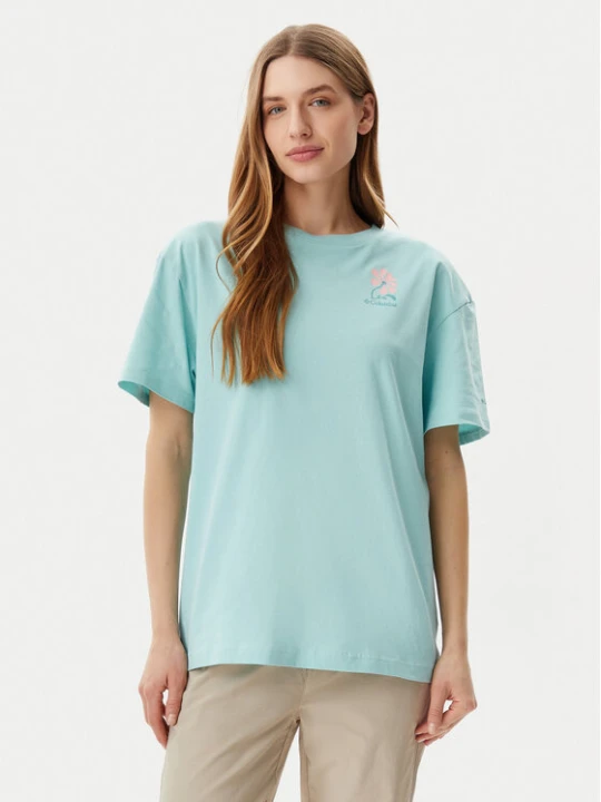 Foto del prodotto Columbia T-shirt Rolling Bend™ Graphic 2120031 Blu Oversize