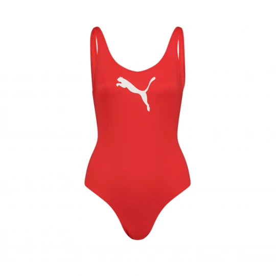 Foto del prodotto Costume da bagno PUMA Swim Donna (1 pezzo), Abbigliamento, Rosso czerwony