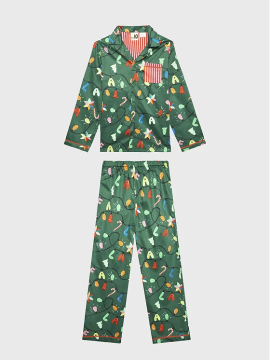 Foto del prodotto Cotton On Kids Pigiama 7342255 Verde Regular Fit