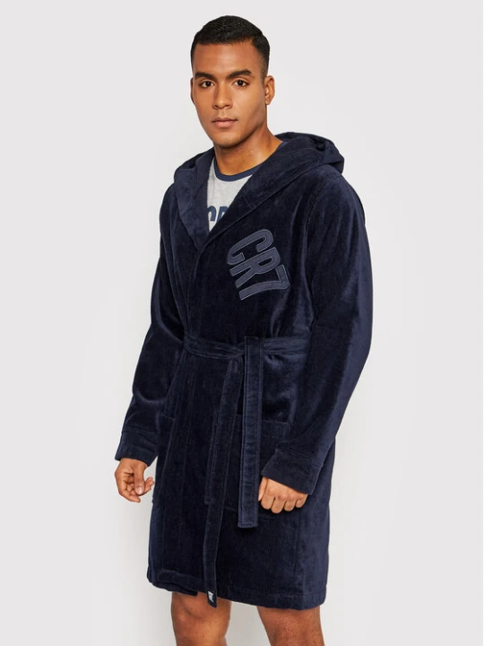 Foto del prodotto Cristiano Ronaldo CR7 Accappatoio 8740-93-490 Blu scuro