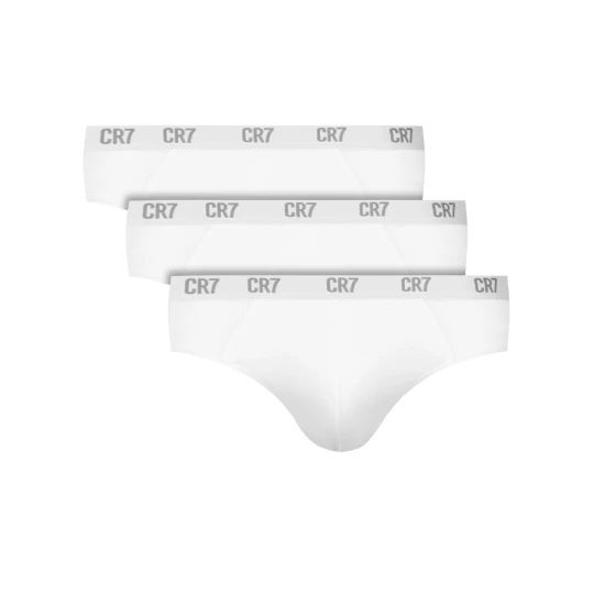 Foto del prodotto Cristiano Ronaldo CR7 Set di slip classici Main Basic Brief 3Pack 8100-66-100 Bianco
